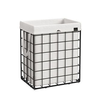 Laundry Collapsible Hamper With Metal Frame