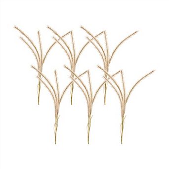 Beige Fox Tail Stem (set Of 6)
