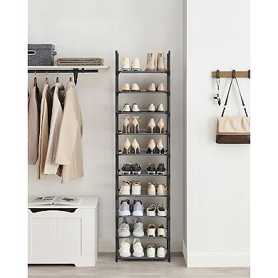 Shoe Rack, 10 Tier Shoe Shelf, Shoe Storage Organizer, Space-saving