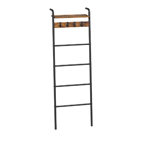Blanket Ladder Shelf, Blanket Holder Rack for Living Room, Decorative
