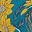 Teal Floral
