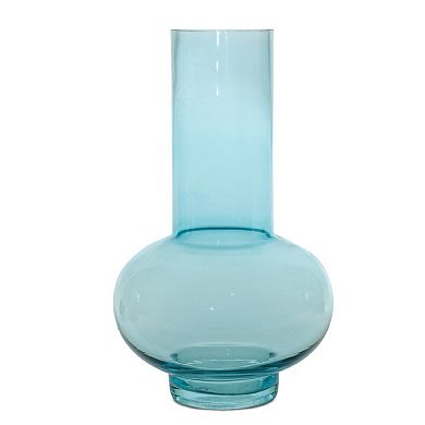 Blue Glass Vase (Set of 2)
