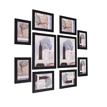 Picture Frames Set Of 10 Frames With Glass