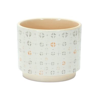 Blush Patterned Stacking Pot (set Of 3)