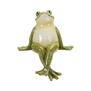 Stone Garden Frog Shelf Sitter (set Of 3)