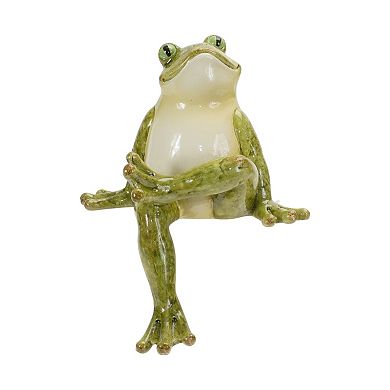 Stone Garden Frog Shelf Sitter (set Of 3)