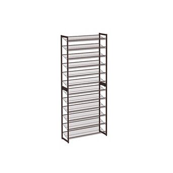 12 tier Shoe Rack, Stackable 6 tier Shoe Organizers, 48-60 Pairs of Shoes, Large Capacity