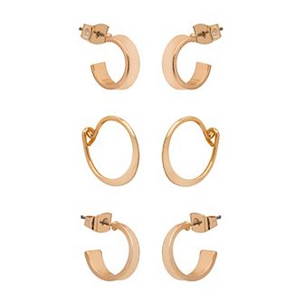 LC Lauren Conrad Hoop Trio Set