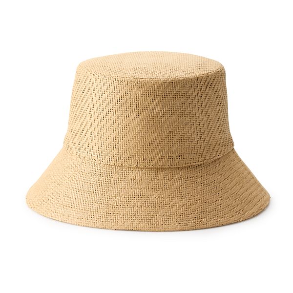 Women's LC Lauren Conrad Short Brim Straw Bucket Hat