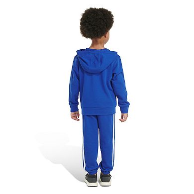 Boys 4-7 adidas Basic Fleece Zip-Up Hoodie & Jogger Pants Set