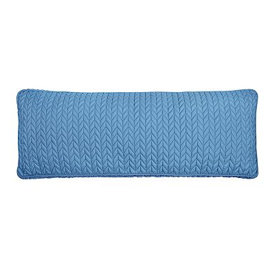 Five Queens Court Cabo Quilted Bolster Decorative Throw Pillow