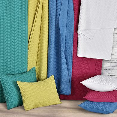 Five Queens Court Cabo Quilted Bolster Decorative Throw Pillow