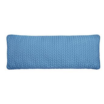 Five Queens Court Cabo Quilted Bolster Decorative Throw Pillow