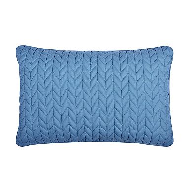Five Queens Court Cabo Quilted Boudoir Decorative Throw Pillow