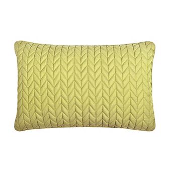 Five Queens Court Cabo Quilted Boudoir Decorative Throw Pillow
