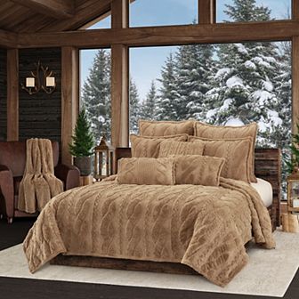 Five Queens Court 3 pc Caress Quilt Set