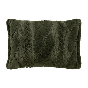 Five Queens Court Caress Gold Quilted Boudoir Decorative Throw Pillow