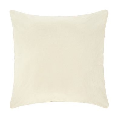 Five Queens Court Gabriel 3-Piece Winter White Euro Quilt & Sham Set