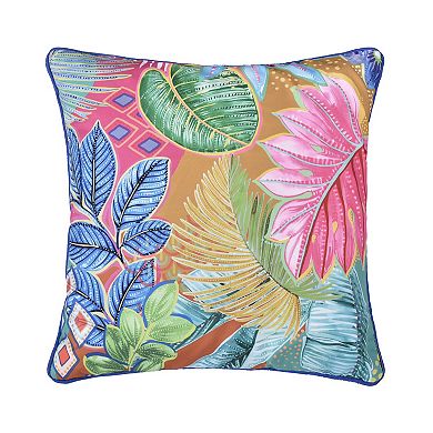Five Queens Court Hana Square Quilted Decorative Throw Pillow