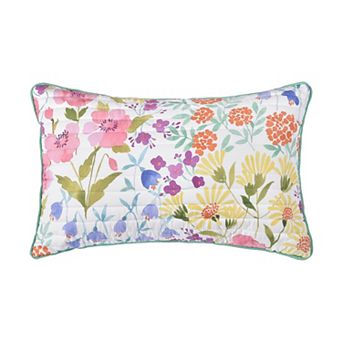 Five Queens Court Josie Quilted Boudoir Decorative Throw Pillow