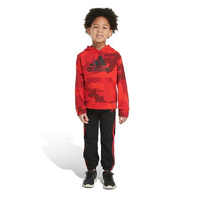 Boys 4-7 adidas Fleece Hooded Pullover & Joggers Set