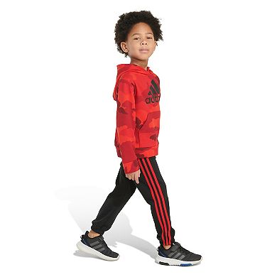 Boys 4-7 adidas Fleece Hooded Pullover & Joggers Set