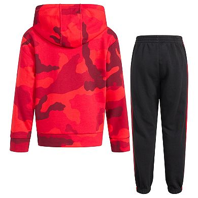 Boys 4-7 adidas Fleece Hooded Pullover & Joggers Set
