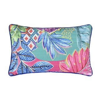 Five Queens Court Hana Quilted Boudoir Decorative Throw Pillow