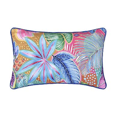 Five Queens Court Hana Quilted Boudoir Decorative Throw Pillow