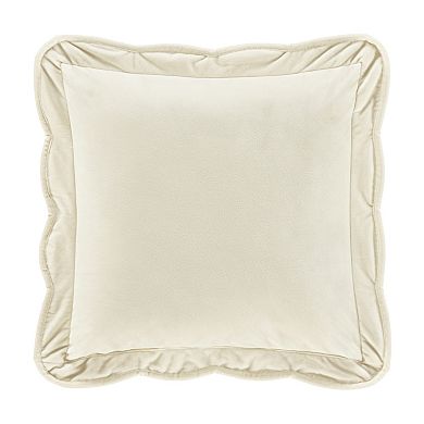 Five Queens Court Monica Square Quilted Decorative Throw Pillow