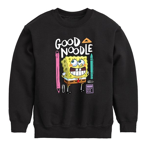 Boys 8-20 SpongeBob Good Noodle Fleece Sweatshirt