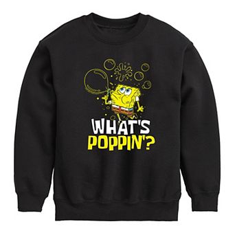 Boys 8-20 SpongeBob What's Poppin' Fleece Sweatshirt