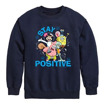 Boys 8-20 SpongeBob Stay Positive Fleece Sweatshirt