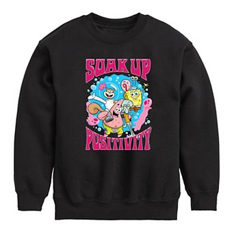 Boys 8-20 SpongeBob Soak Up Positivity Fleece Sweatshirt