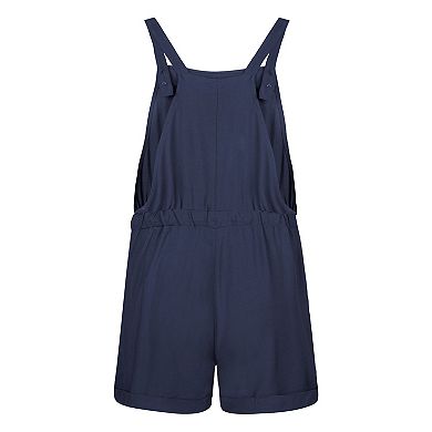 Girls 7-16 Hurley Woven Shortalls