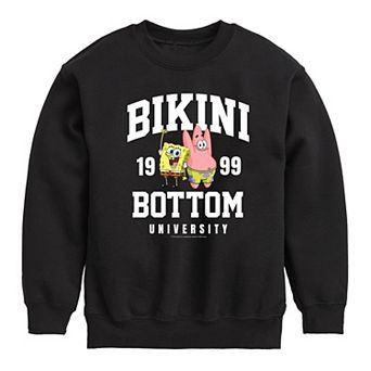 Boys 8-20 SpongeBob Bikini Bottom University Fleece Sweatshirt