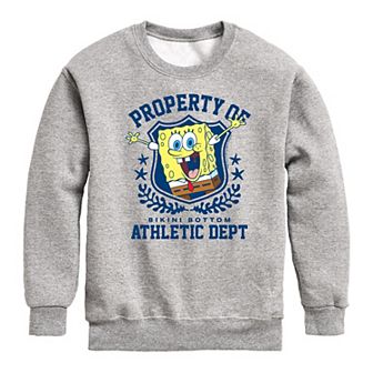 Boys 8-20 SpongeBob Bikini Bottom Athletic Dept. Fleece Sweatshirt