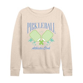 Women's Pickleball Athletic Club French Terry Long Sleeve Tee