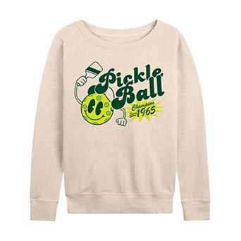Women's Pickleball Champion French Terry Long Sleeve Tee