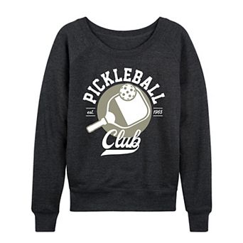 Women's Pickleball Club French Terry Long Sleeve Tee