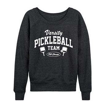 Women's Varsity Pickleball French Terry Long Sleeve Tee