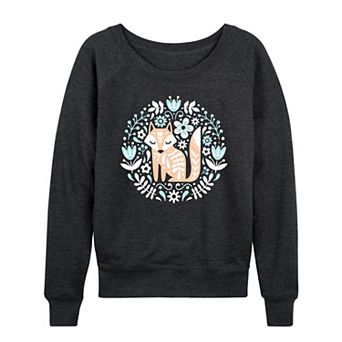 Women's Scandinavian Fox French Terry Long Sleeve Tee