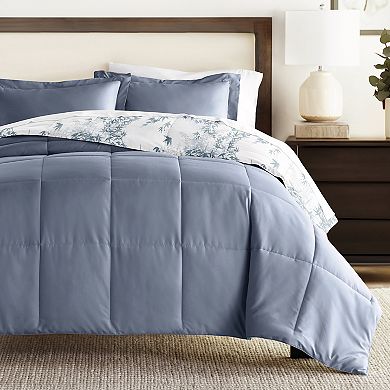Home Collection Bamboo Leaves All Season Down-Alternative Reversible Comforter Set