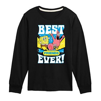 Boys 8-20 SpongeBob Best Friends Ever Long Sleeve Graphic Tee