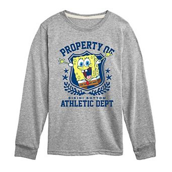 Boys 8-20 SpongeBob Bikini Bottom Athletic Dept. Long Sleeve Graphic Tee