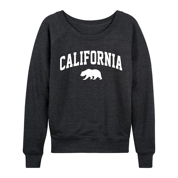 Slouchy Crew Neck Graphic Sweatshirt for Girls