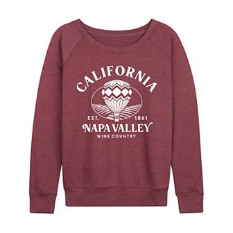 Women's California Napa Valley French Terry Long Sleeve Tee