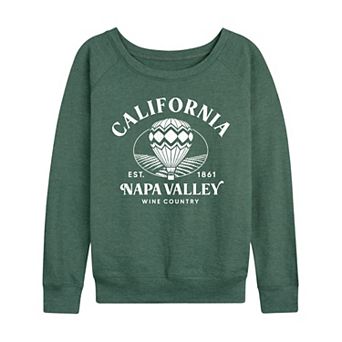 Women's California Napa Valley French Terry Long Sleeve Tee