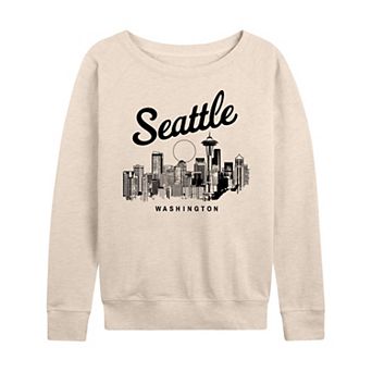 Women's Seattle Washington French Terry Long Sleeve Tee