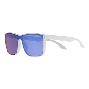 Men's Cali Blue Plastic Square Sunglasses